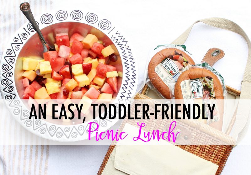 an easy, toddler friendly picnic lunch