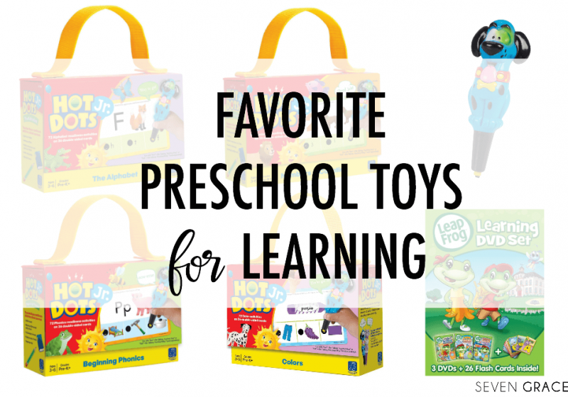 The best roundup of preschool toys for learning! These activities are great enrichment tools for preschoolers. Great for summertime activities or throughout the school year.