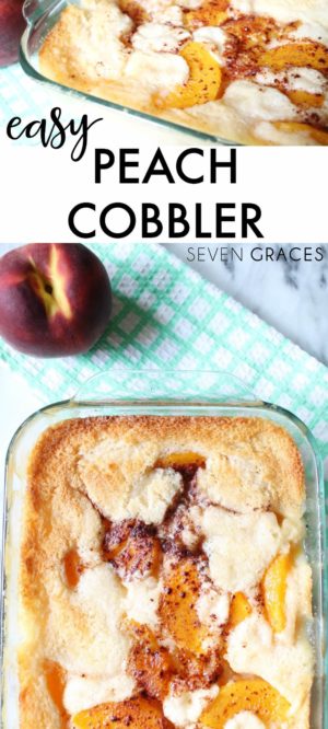 Currently: The One With Peach Cobbler - Seven Graces