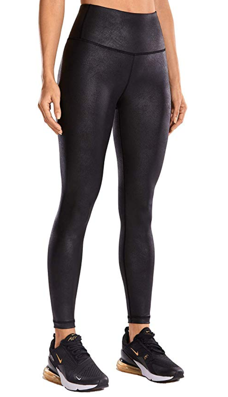 SPANX Faux Leather Faux Leather Foiled Snake Leggings