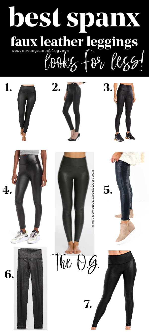20+ Ways To Style SPANX Leather Leggings - Lillies and Lashes