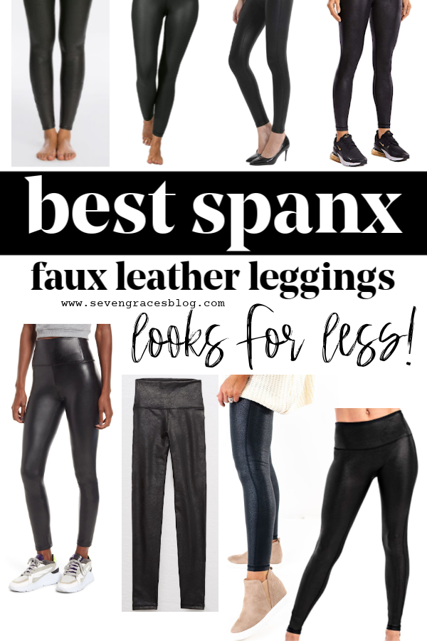 SPANXX DUPE #1 Selling Leather Look Leggings in Brown